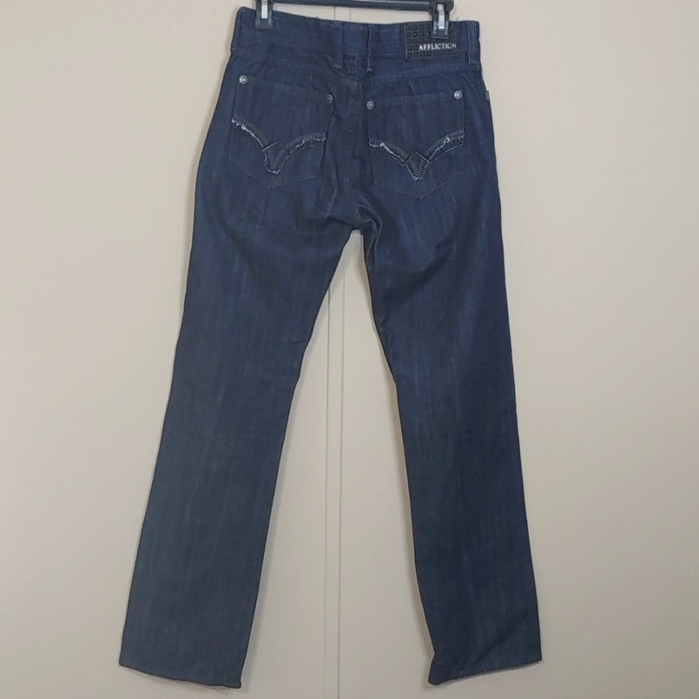 Affliction Ace Slim Straight Men's Jeans Size 31x32
